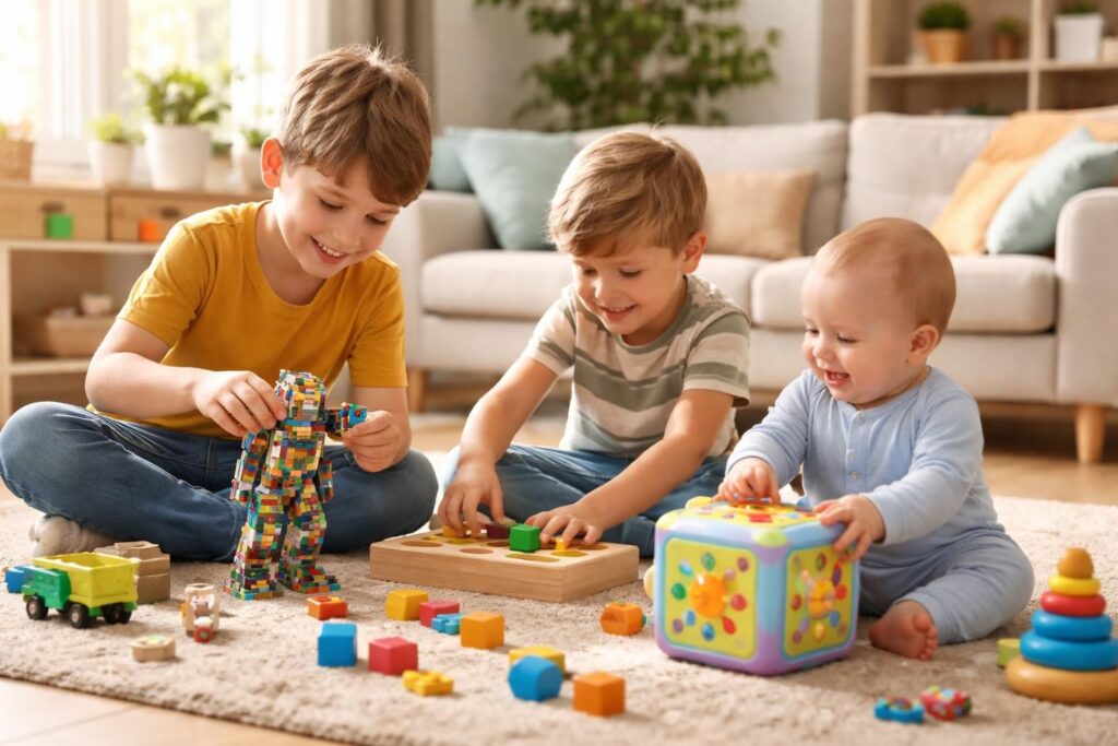 découvrez des conseils pratiques pour adapter les jouets aux besoins d'une fratrie d'âges différents, favorisant le jeu partagé et le développement harmonieux de chaque enfant.