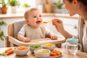 découvrez quand commencer la diversification alimentaire de votre bébé et les meilleures méthodes pour introduire progressivement de nouveaux aliments en toute sécurité.