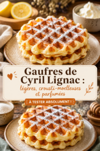 Gaufres croustillantes et dorées, parfaites pour le goûter.