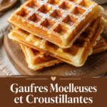 Gaufres dorées et croustillantes accompagnées de fruits frais