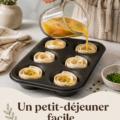Une table garnie de petits-déjeuners faciles et savoureux.