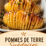 Pommes de terre suédoises dorées et croustillantes présentées sur une assiette.