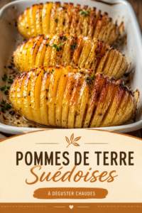 Pommes de terre suédoises dorées et croustillantes présentées sur une assiette.