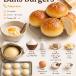 Buns moelleux faits maison prêts à être garnis