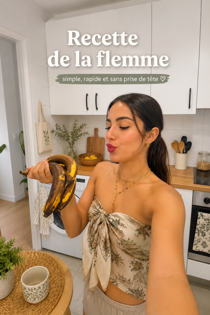 Un plat simple et rapide préparé avec des ingrédients frais, illustrant une recette de flemme.