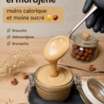 Recette de pâte à tartiner allégée avec des ingrédients naturels.