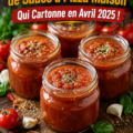 Une assiette de pizza garnie de sauce maison, avec des ingrédients frais en arrière-plan.