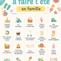 Des familles s'amusant ensemble lors d'activités estivales