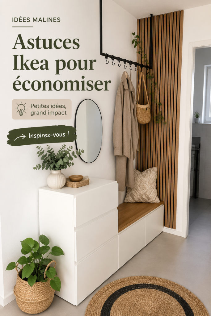 Intérieur bien aménagé avec des meubles Ikea