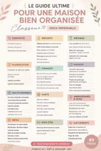 Un binder d'organisation coloré sur un bureau bien rangé