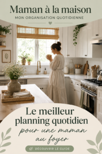 Femme au foyer heureuse organisant son emploi du temps sur une table avec des fournitures de bureau.