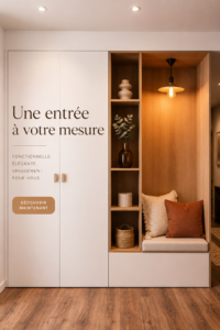 Une entrée chaleureuse avec des décorations accueillantes