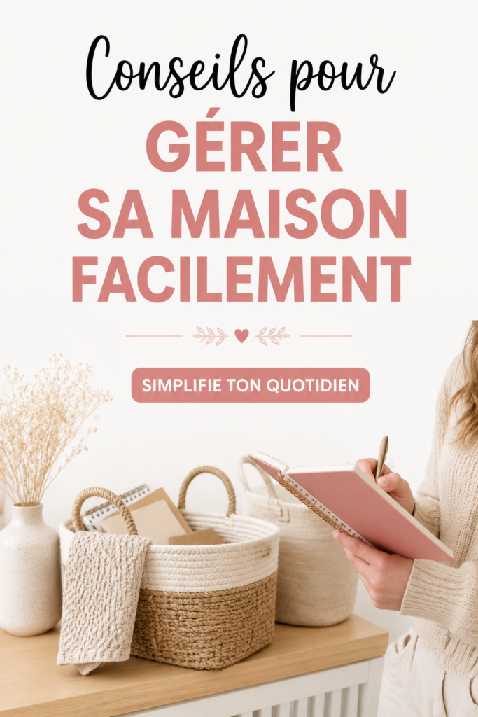 Une maison chaleureuse et bien organisée avec des couleurs douces.