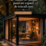 Studio de jardin cosy et accueillant, idéal pour le travail.