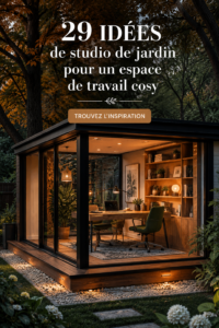 Studio de jardin cosy et accueillant, idéal pour le travail.