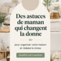 Une femme organisant son intérieur avec des rangements pratiques