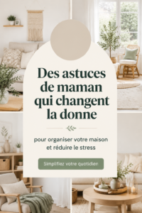 Une femme organisant son intérieur avec des rangements pratiques