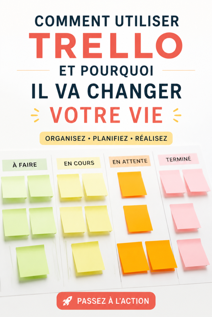 Capture d'écran de Trello montrant un tableau bien organisé pour la gestion de projets
