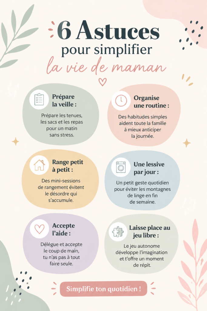 Maman heureuse avec ses enfants, profitant d'un moment de détente ensemble.