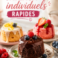 Assiette de gâteaux individuels variés, parfaits pour un dessert convivial