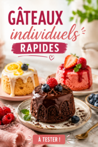 Assiette de gâteaux individuels variés, parfaits pour un dessert convivial