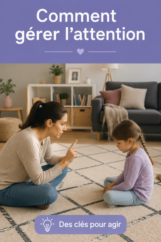 Un parent et son enfant en pleine activité ludique ensemble, illustrant l'importance de l'attention dans leur relation.