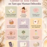Maman lisant un livre, entourée de tranquillité, représentant des habitudes zen.