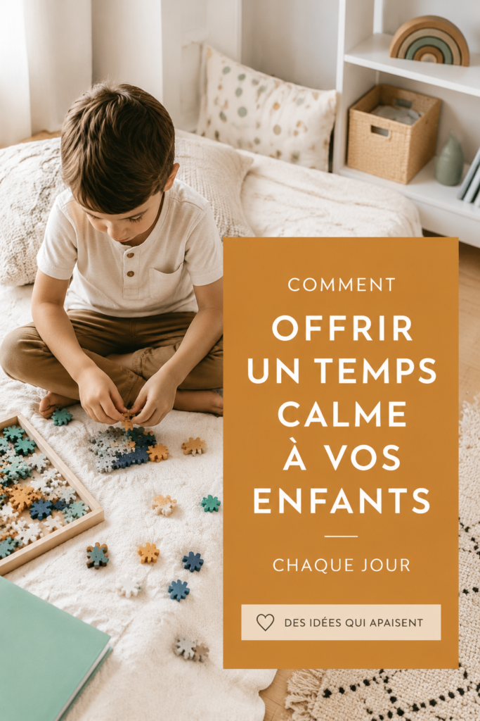 Enfant lisant dans un coin tranquille de la maison avec des coussins.