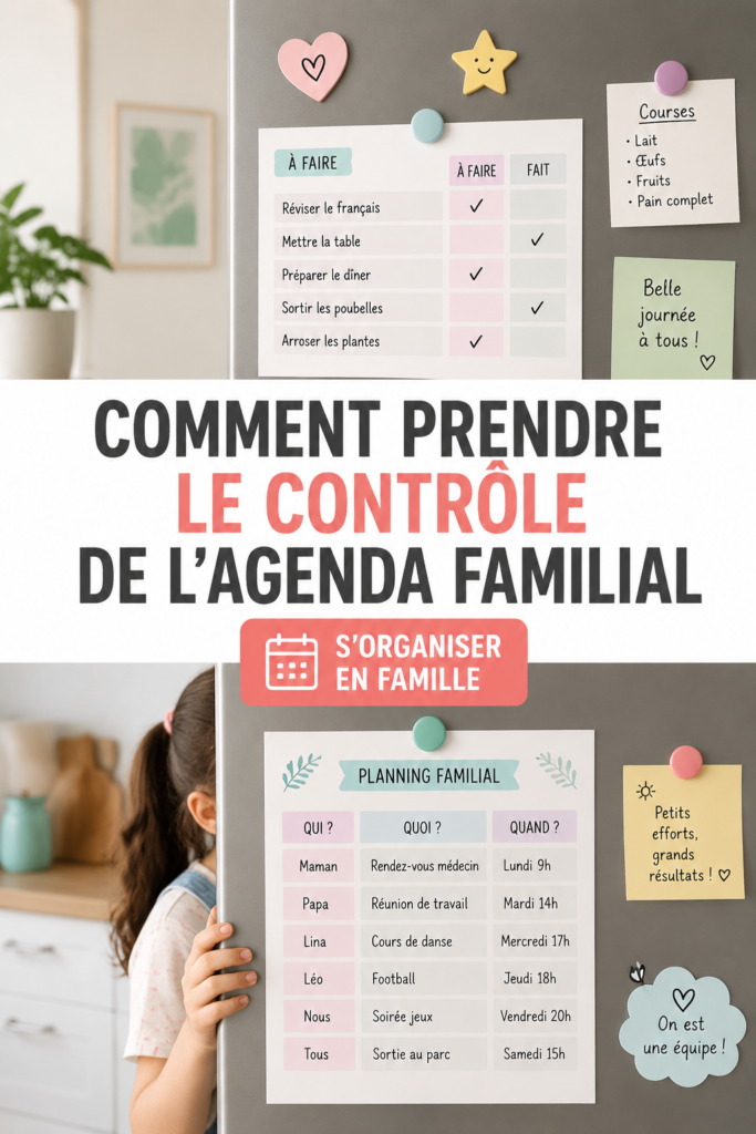 Organisez le planning familial avec des conseils pratiques