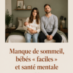 Un bébé dormant paisiblement, montrant l'importance du sommeil pour sa santé.