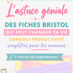 Mamans utilisant des cartes index pour organiser leur quotidien