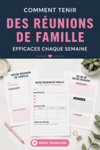 Une famille rassemblée autour d'une table pour une réunion conviviale