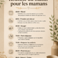 Femme souriante effectuant une routine matinale relaxante dans sa cuisine.