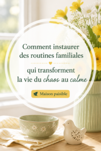 Une famille heureuse partageant des moments calmes ensemble dans un environnement serein.