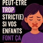 Une mère souriante interagissant joyeusement avec ses enfants dans un parc, symbolisant une parentalité bienveillante.