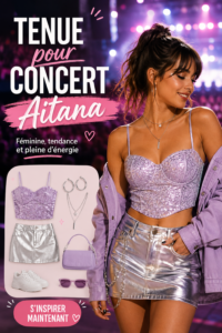 Tenue chic pour concert avec un look moderne et stylé