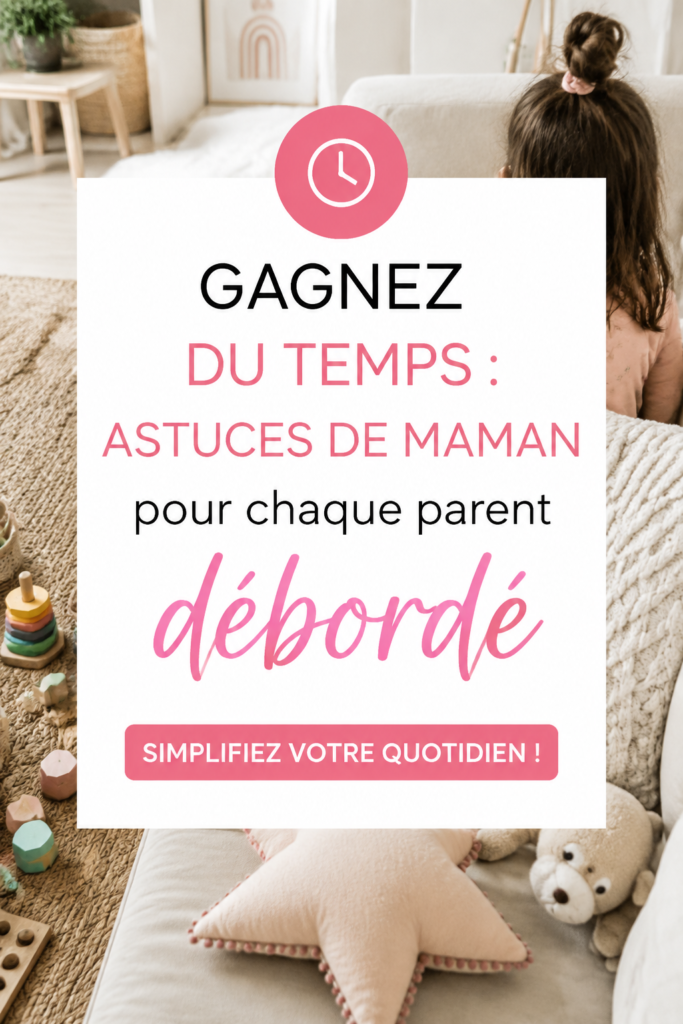 Maman organisant son emploi du temps avec ses enfants