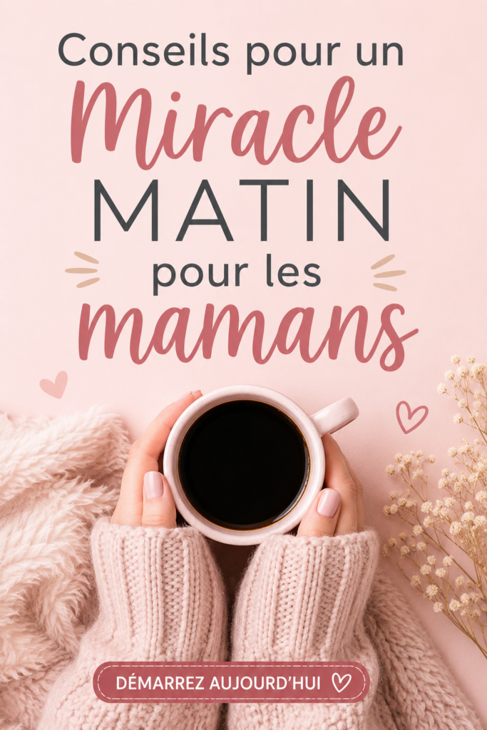 Une maman heureuse jouant avec ses enfants le matin
