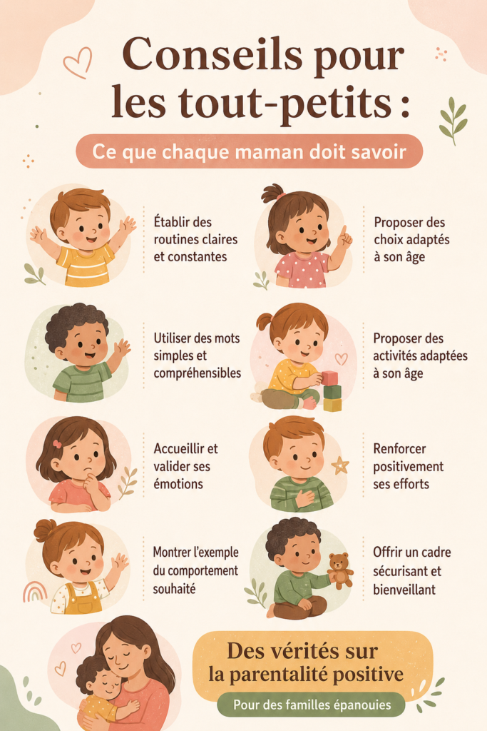 Maman et son tout-petit jouant ensemble en extérieur, montrant l'amour et la complicité entre eux.