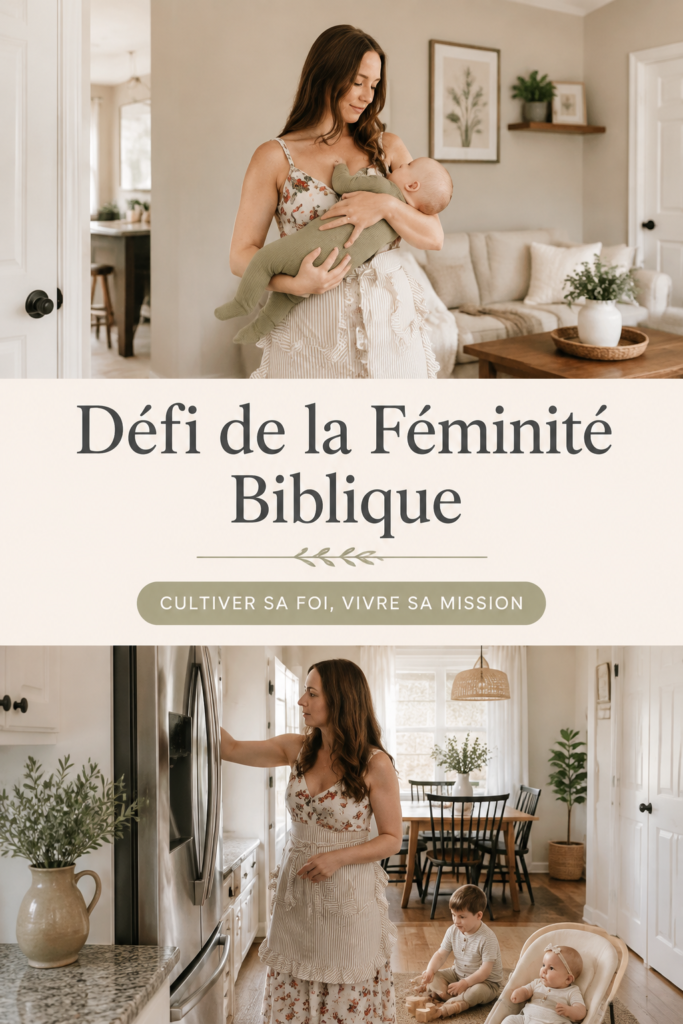 Femme méditant avec une Bible ouverte, représentant le défi de la femme biblique