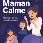 Mère et enfant profitant d'un moment calme et serein ensemble.