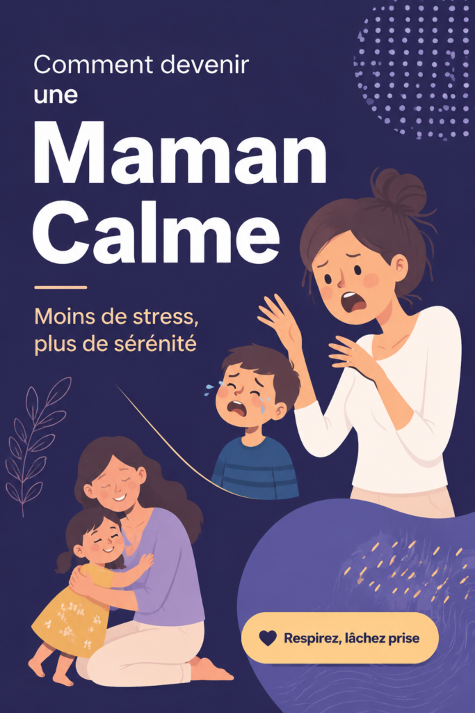 Mère et enfant profitant d'un moment calme et serein ensemble.