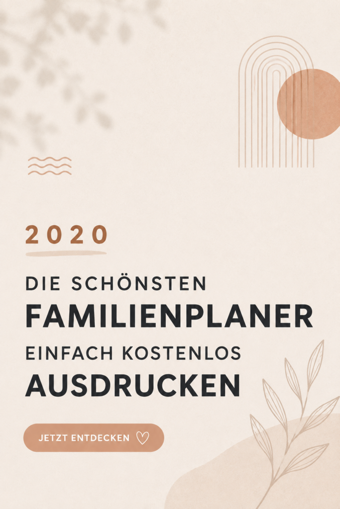 Illustration colorée d'un planificateur familial imprimé avec des notes et des calendriers