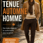 Homme en pull chaud et veste d'automne, prêt pour la saison