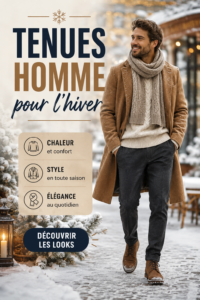 Tenues d'hiver pour homme avec manteaux et pulls