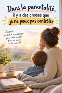 Une mère entourée de ses enfants, face à des situations imprévues en parentalité.