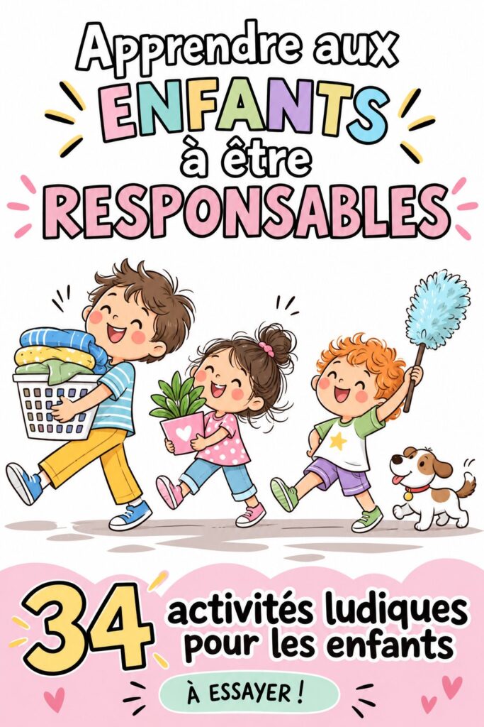 Des enfants s'amusent à participer à des tâches familiales