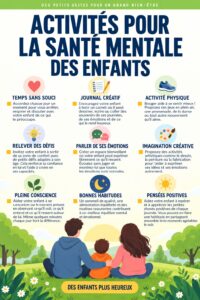 Un enfant s'amusant avec des jeux éducatifs pour le bien-être mental.
