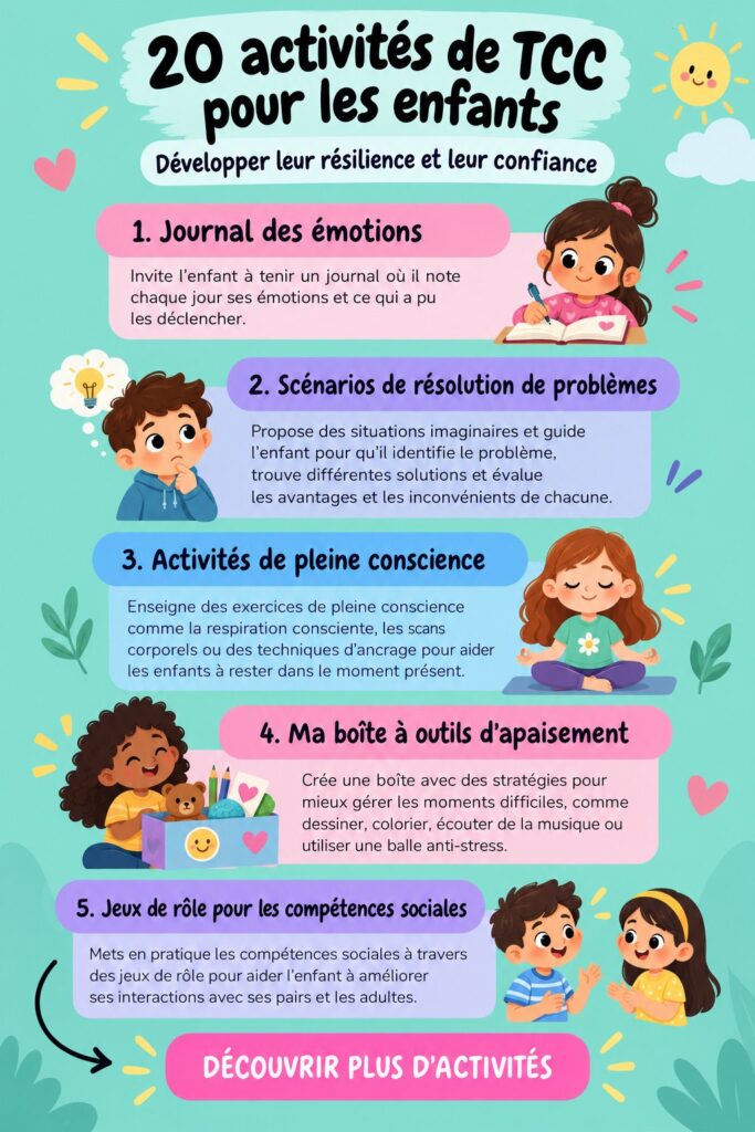 Enfants jouant ensemble à des activités ludiques pour construire leur confiance en soi.