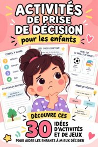 Des enfants jouant à un jeu éducatif de prise de décision ensemble.